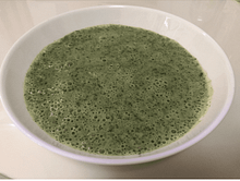 小松菜のポタージュ 1