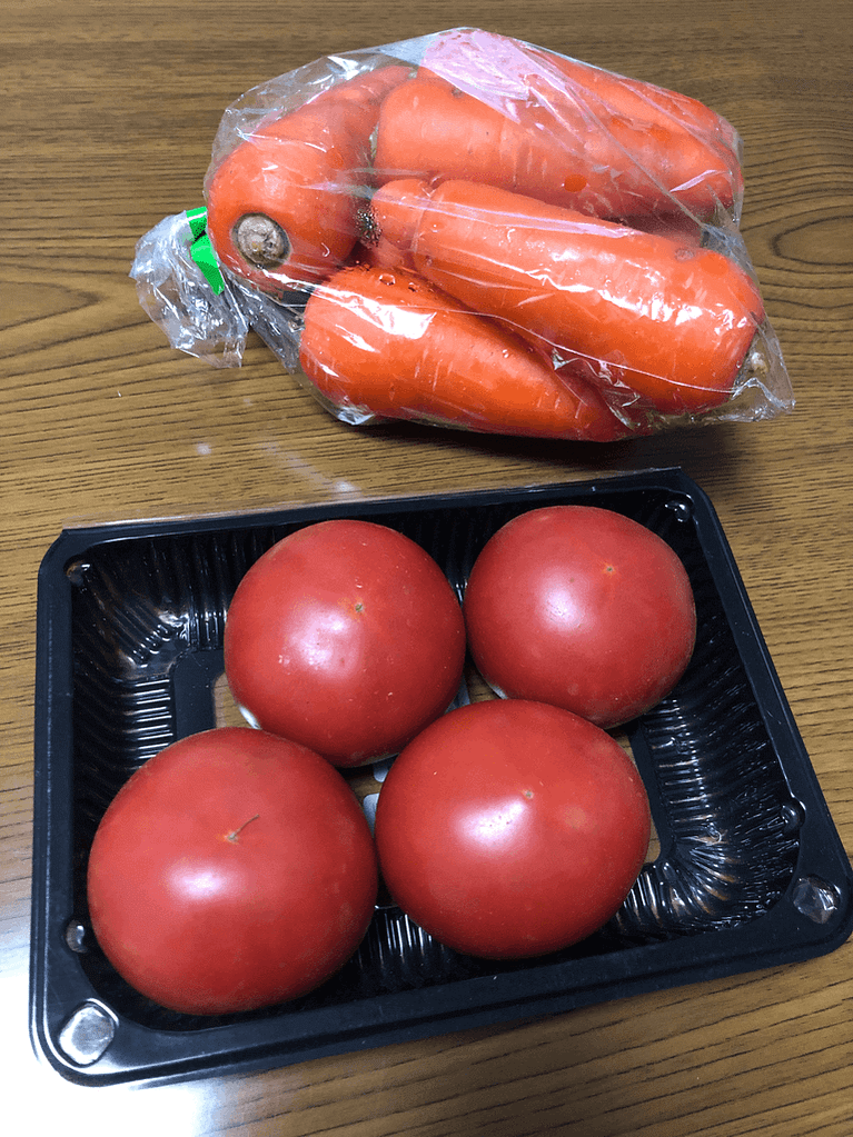 人参とトマト